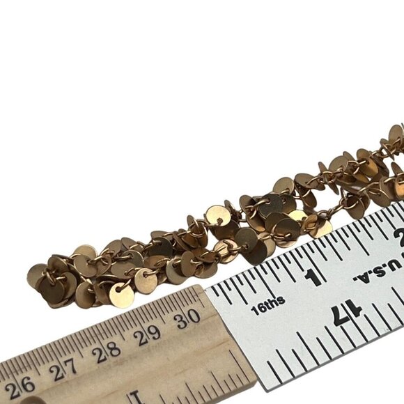 Gold & Black Beaded Jewelry Set: Layered Necklace 2  Bangles & 2 Bracelets. - Picture 10 of 10